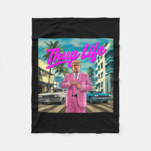 Donald Trump Thug Life, republikanische Geschenke, Fleecedecke