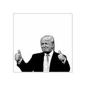 DONALD TRUMP THUMPEN DIE RUBBER-BRIEFMARKE AUF GUMMISTEMPEL (Prägung)