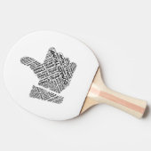 Donald Trump Tischtennis Schläger (Seitenansicht)