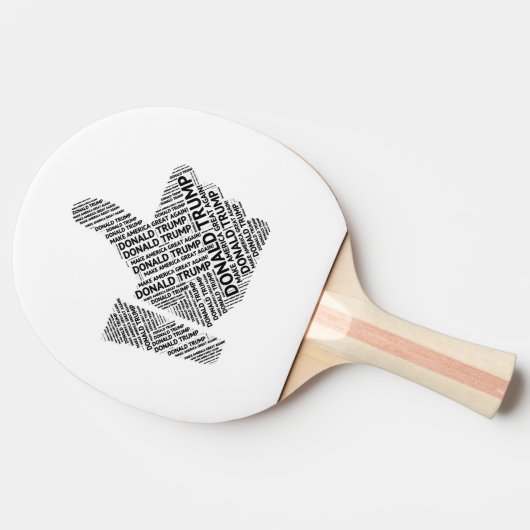 Donald Trump Tischtennis Schläger (Seitenansicht)