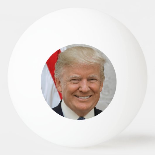 Donald Trump Tischtennisball (Vorderseite)