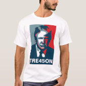 Donald Trump TREASON TRE45ON T-Shirt (Vorderseite)