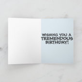 DONALD TRUMP TREMENDOUS GROSSE GEBURTSTAGSKARTEN KARTE (Innenseite)