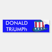Donald Trump, Triumph Uncle Sam Hat USA Sticker Autoaufkleber (Vorne)