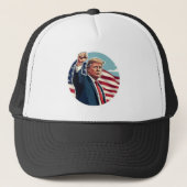 Donald Trump Trucker Hat Truckerkappe (Vorderseite)
