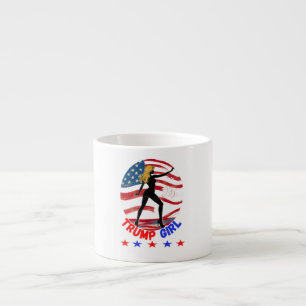 DONALD TRUMP- TRUMP-MÄDCHEN ESPRESSOTASSE
