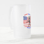 DONALD TRUMP - TRUMP-MÄDCHEN MACHEN ES BESSER MATTGLAS BIERGLAS (Vorderseite Links)