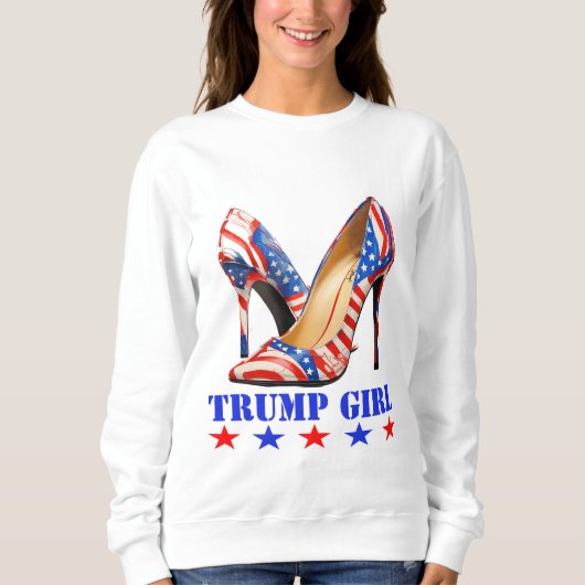 DONALD TRUMP-TRUMP-MÄDCHEN SWEATSHIRT (Vorderseite)