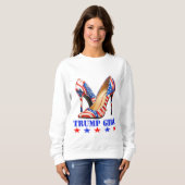 DONALD TRUMP-TRUMP-MÄDCHEN SWEATSHIRT (Vorne ganz)