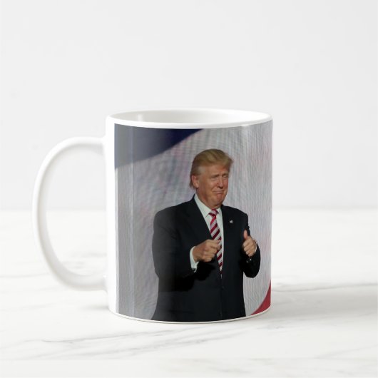 Donald- Trump u. Mike-Pennys Kaffeetasse (Links)