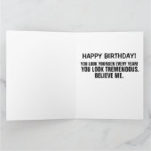 DONALD TRUMP überdimensionierte GREETINGKARTEN Karte (Innenseite)