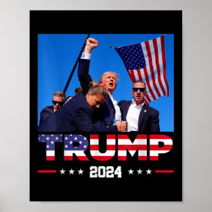 Donald Trump überlebte die Erschütterung bei der K Poster