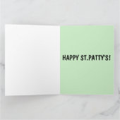 DONALD TRUMP ÜBERSIERTE ST.PATRICK'S DAYCARDS KARTE (Innenseite)