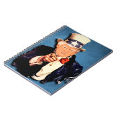 DONALD TRUMP UNCLE SAM NOTEBOOK JOURNAL NOTIZBLOCK (Linke Seite)