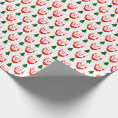 Donald- Trump und Baum-Weihnachtsmuster Geschenkpapier (Ecke)
