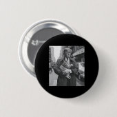 Donald Trump und Cat in Nyc Button (Vorne & Hinten)