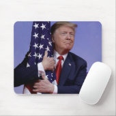 Donald Trump und die Flagge Mousepad (Mit Mouse)