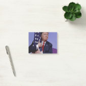 Donald Trump und die US-Flagge Post-it Klebezettel (Büro)