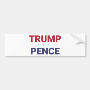 Donald Trump und Mike Pence (US-Wahl 2020) Autoaufkleber