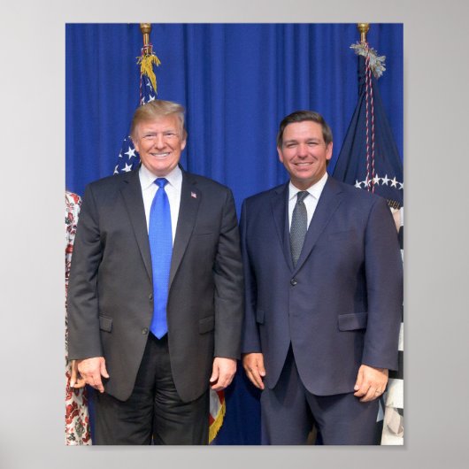 Donald Trump und Ron Desantis Poster (Vorne)