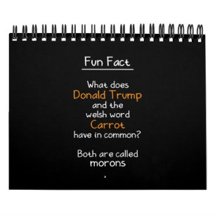 Donald Trump und walisische Karotten Kalender