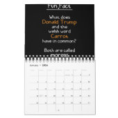 Donald Trump und walisische Karotten Kalender (Jan 2026)