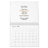 Donald Trump und walisische Karotten Kalender (Jan 2027)