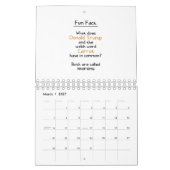 Donald Trump und walisische Karotten Kalender (Mär 2027)