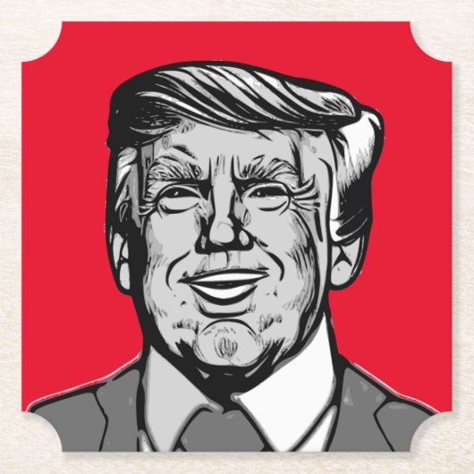 DONALD TRUMP UNTERSETZER (Vorderseite)