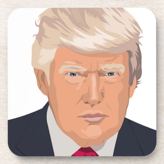 DONALD TRUMP UNTERSETZER (Vorderseite)