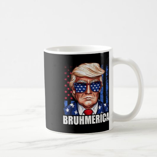 Donald Trump US-amerikanische Flagge Funny beunruh Kaffeetasse (Rechts)