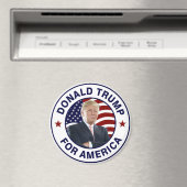 Donald Trump US-Flagge Magnet (In Situ (Geschirrspüler))