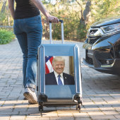 Donald Trump US-Präsident Weiße Haus MAGA 2024 Aufkleber (Koffer Insitu)