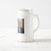 Donald Trump US-Präsident Weiße Haus MAGA 2024 Bierglas (VorderseiteRechts)