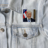 Donald Trump US-Präsident Weiße Haus MAGA 2024 Button (Beispiel)