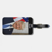 Donald Trump US-Präsident Weiße Haus MAGA 2024 Gepäckanhänger (Rückseite horizontal)
