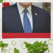 Donald Trump US-Präsident Weiße Haus MAGA 2024 Geschirrtuch (Gefaltet)