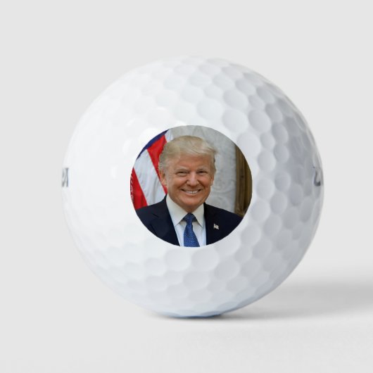 Donald Trump US-Präsident Weiße Haus MAGA 2024 Golfball (Vorderseite)
