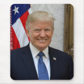 Donald Trump US-Präsident Weiße Haus MAGA 2024 Mousepad (Vorne)