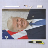 Donald Trump US-Präsident Weiße Haus MAGA 2024 Seidenpapier (Handwerk)