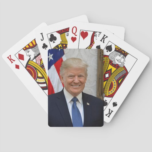 Donald Trump US-Präsident Weiße Haus MAGA 2024 Spielkarten (Rückseite)