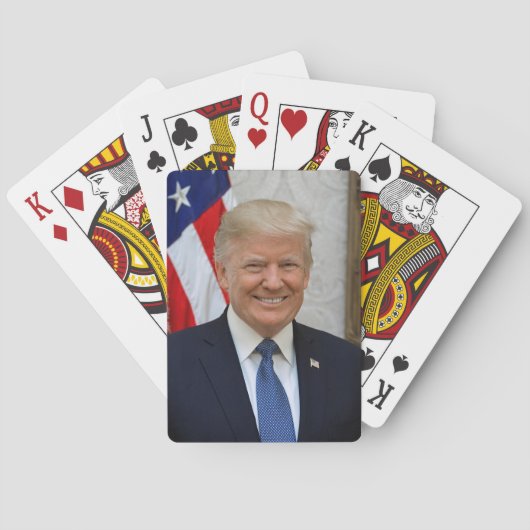 Donald Trump US-Präsident Weiße Haus MAGA 2024 Spielkarten (Rückseite)