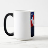 Donald Trump US-Präsident Weiße Haus MAGA 2024 Verwandlungstasse (Links)