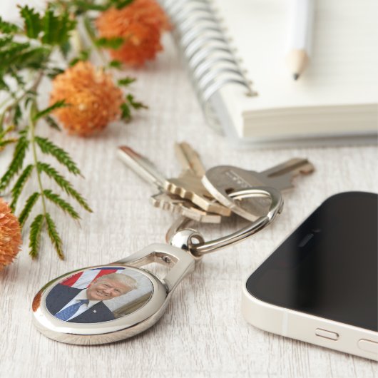 Donald Trump US President White House MAGA 2024 Schlüsselanhänger (Seite)