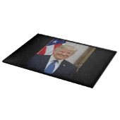Donald Trump US President White House MAGA 2024 Schneidebrett (Ecke)