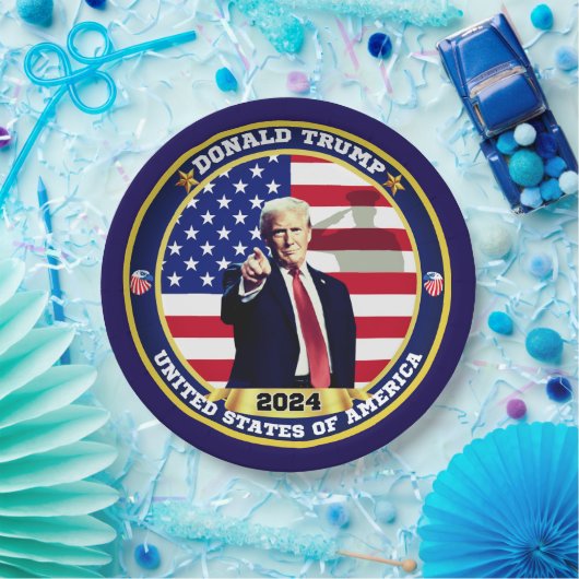 Donald Trump USA Pappteller (Party)