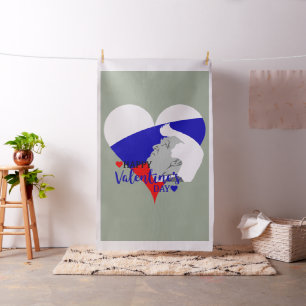 donald trump valentine fabric stoff
