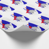 Donald Trump valentine Geschenkpapier (Ecke)