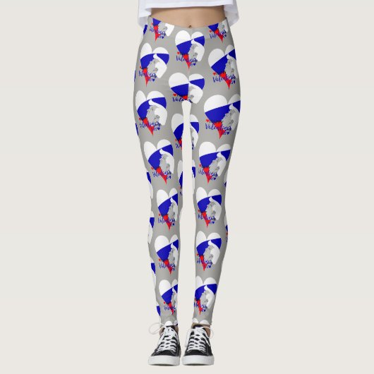 Donald Trump valentine Leggings (Vorderseite)