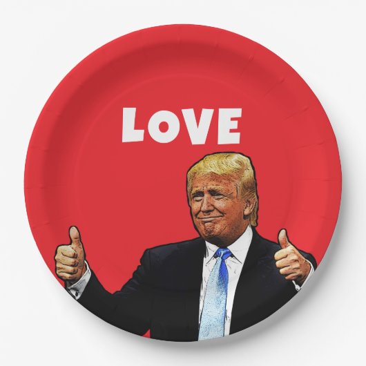 DONALD TRUMP VALENTINE'S DAY PAPER TELLER (Vorderseite)